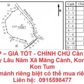 ĐẤT ĐẸP – GIÁ TỐT - CHÍNH CHỦ Cần Bán Khu Đất Cây Lâu Năm Xã Măng Cành, Kon Plong, Kon Tum